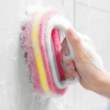 Imagem de Esponja de limpeza mágica para banheiro cozinha azulejos pia banheira bancada vaso sanitário multiuso uso doméstico