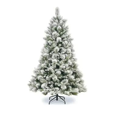 Imagem de Árvore De Natal Pinheiro Luxo Nevado 3 M Com 2.500 Galhos E Pé De Metal