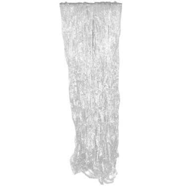 Imagem de Fita Decorativa de Ráfia Plástica 50g - Para Fantasias, Pompoms e Artesanato (Aproximadamente 1 Metro)(Branco)