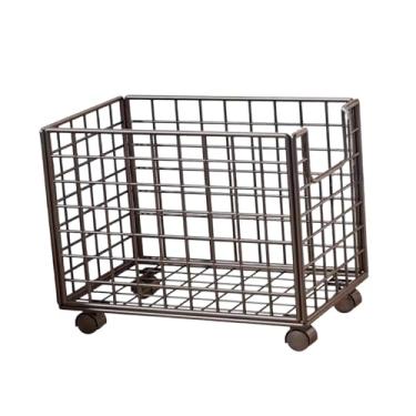 Imagem de Bothyi Carrinho de cesto de roupa suja com compartimento de armazenamento Torre multifuncional Cesto de roupa suja de para entrada Banheiro Dormitório, Preto