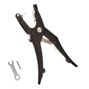 Imagem de Aplicador Automático para Brincos Alicate com Retorno Automático Preto 27cm