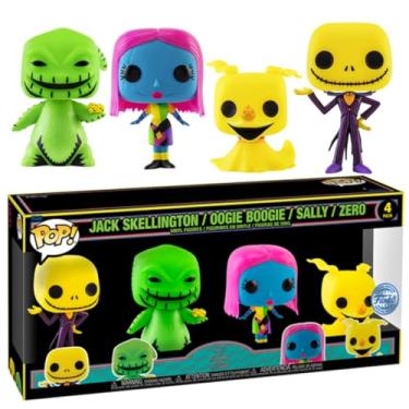 Imagem de Pop Funko 4 Pack Nightmare Before Christmas Jack Sally Zero