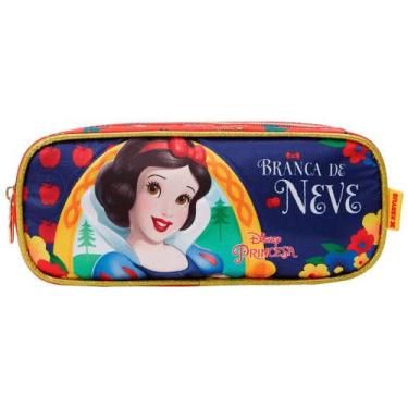 Imagem de Estojo Escolar Infantil Princesa Branca De Neve Disney - Xeryus, Verme