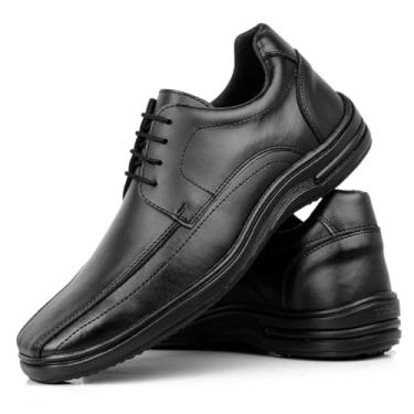 Imagem de Sapato Social Masculino Preto – Sapato Masculino Confort – Palmilha Anatômica– 37 ao 46 (300, BR, Adulto, Numérico, 43)