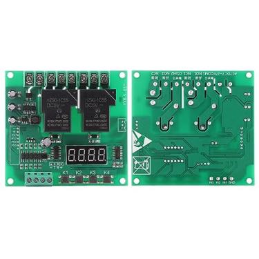 Imagem de AUNMAS Placa de Controle do Motor YYB-5, Módulo de relé Duplo 12V 24V para Funções de Avanço e Reverso, Temporização Ajustável para Motores e Válvulas Solenóides