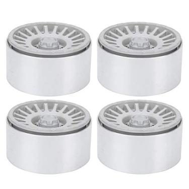 Imagem de Ainoli cubo de roda de metal de 2,2 polegadas, carro de escalada CNC, cubo de roda de esteira para carro RC 1/8 1/10, acessório RC (Prata)