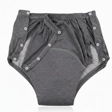 Imagem de Roupa íntima para adultos para incontinência – Shorts respiráveis laváveis para idosos, acamados e pacientes pós-cirúrgicos, fácil de colocar e tirar (grande)
