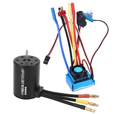 Imagem de Ainoli 3650 Motor 3100KV Brushless ESC RC acessório peça sobressalente para modelo de carro 1/10 RC (80A)
