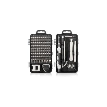 Imagem de Kit de Ferramentas de Precisão, 98 Bits Magnéticos com Estojo, Chave de Fenda, Pinça Antiestática, Ventosa, Eixos de Extensão para Manutenção de Eletrônicos, Celulares, Computadores
