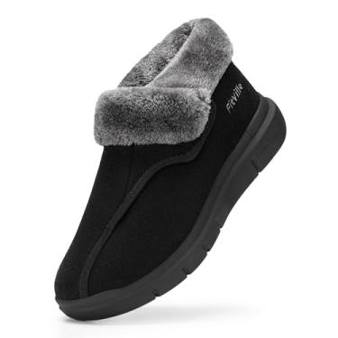 Imagem de FitVille Botas de inverno para diabéticos extra largas sapatos homem quentes e saudáveis para inchadas, Preto, 42 EU X-Ancho