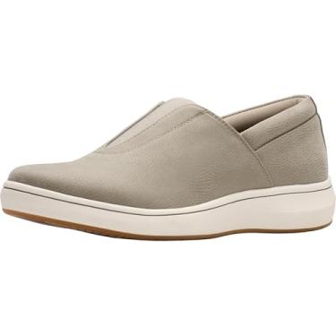 Imagem de Clarks Mocassim feminino BreezeSky Ria CloudSteppers, Verde pálido, 37