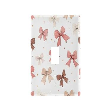 Imagem de Wassud Elegante fita de interruptor de luz placa decorativa para tomada placa de parede para tomadas elétricas, interruptor único 11 x 6 cm