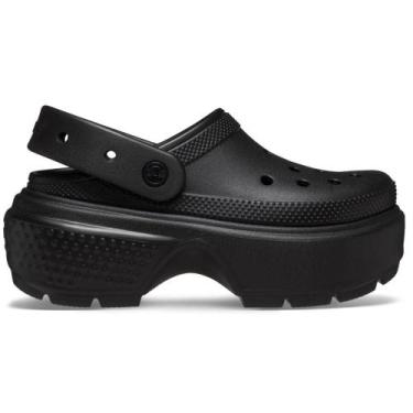 Imagem de Sandália crocs stomp clog black, 42, Black