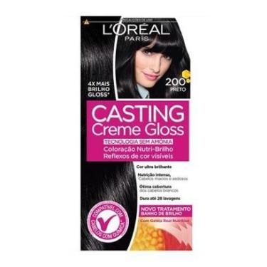 Imagem de Coloração Casting Creme Gloss L'Oréal Paris 200 Preto-Unissex