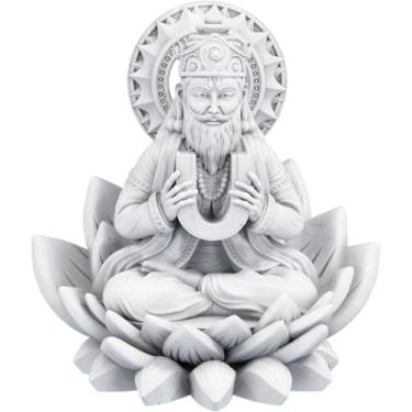 Imagem de Estátua Vishvakarma Deus Hindu da Arquitetura - Arquiteto dos Devas (Cor Mármore)