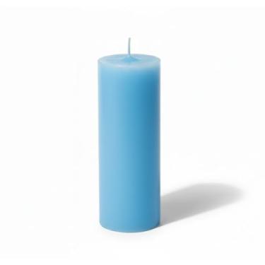 Imagem de 1 Vela Votiva De 7 Dias 260g Azul Claro Unidade Umbanda/Candomblé - Oferta