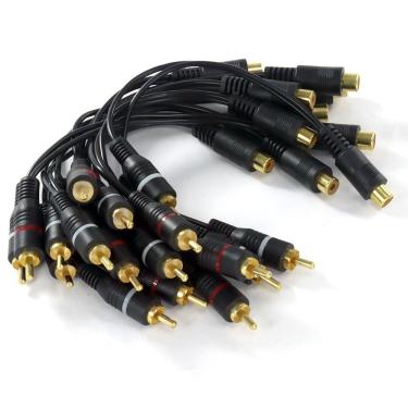 Imagem de Cabo Y Rca Fêmea X2 Rca Macho 20cm