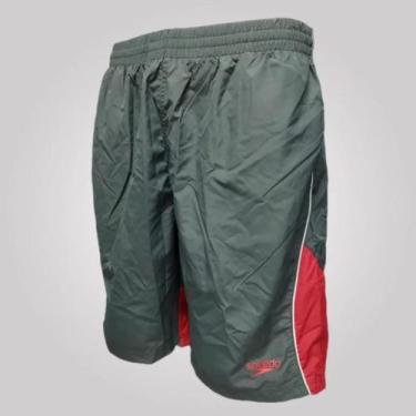 Imagem de Bermuda Speedo Team Collection, Grafite, Vermelho, G2