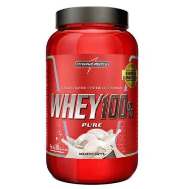 Imagem de Whey 100% Pure 900g Integralmedica, Gelato Di Latte