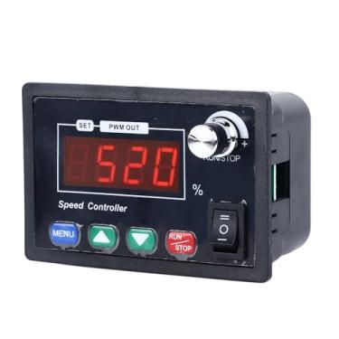 Imagem de Hilitand Controlador de Velocidade do Motor DC, Display Digital 40A Com Interruptor CW CCW e Monitoramento Preciso de Velocidade, para Motores DC de 10-55V