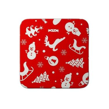 Imagem de Ladrilho Decorativo de Cerâmica com Estampa de Natal Inverno