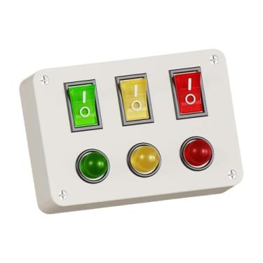 Imagem de Esquirla Painel sensorial infantil com interruptor de luz, ideal para viagens, desenvolve a coordenação fina e é um brinquedo educativo para, Botão