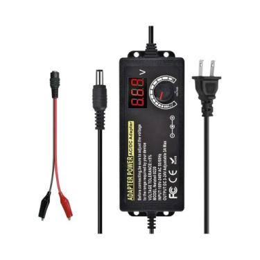 Imagem de Fonte De Alimentação Ajustável AC Para DC 3V-24V-3A Adaptador Universa