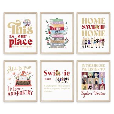 Imagem de Pôsteres de Natal engraçados para fãs de TS, conjunto de 6 impressões de arte de parede para quarto, banheiro, decoração de parede, suprimentos de festa, presentes de elefante branco para mulheres e