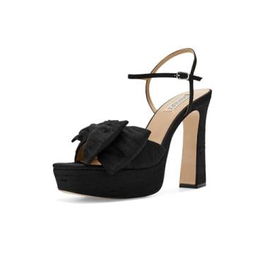 Imagem de Badgley Mischka Salto plataforma feminino Olivia, Preto, 40