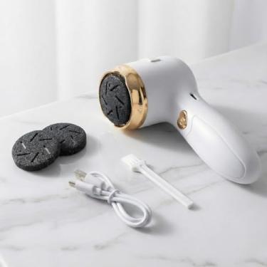 Imagem de Esfoliador Elétrico Portátil para Pés com Discos Abrasivos e USB - Pés Lisos e Suaves em Casa
