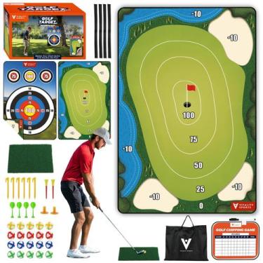 Imagem de Jogo de golfe Vitality Sports com tapete de rebatidas e 20 bolas