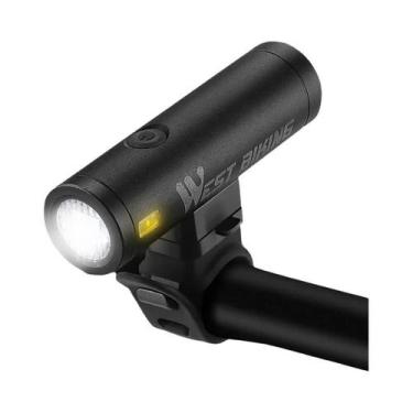 Imagem de Lanterna Frontal LED Recarregável USB À Prova d'Água 500LM WEST BIKING