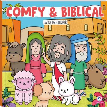 Imagem de Livro - Comfy and Biblical - Livro de Colorir