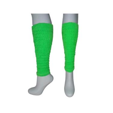 Imagem de 1 Par Meia Polaina Colorida Feminina Fitness Ginástica Treino Aeróbica