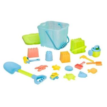 Imagem de Kit Praia 19 Peças Members Mark  Brinquedos e Moldes - MemberS Mark