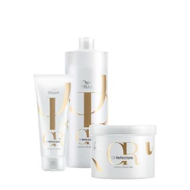 Imagem de Kit Wella Professionals Oil Reflections Shampoo Litro Condicionador e 