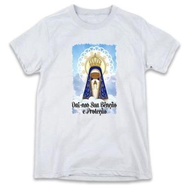 Imagem de 1 camiseta ou baby look Nossa Senhora Aparecida Masculina e Feminina e