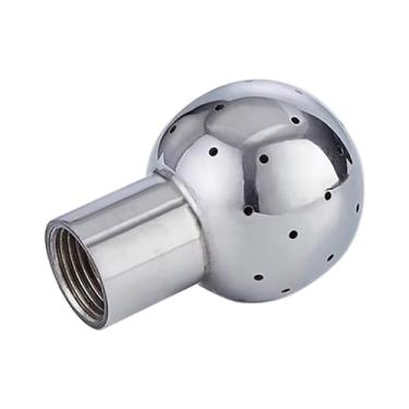 Imagem de Bola De Spray De Limpeza De Tanque Fixo Sanitário, 1 Peça-1/4 "-2" Rosca Fêmea Bspt Aço Inoxidável 316l, Resistente À Corrosão Para Sistemas De Fermentação Caseira(1/2")