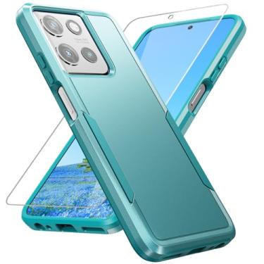 Imagem de Capa para Moto G 2026/Moto G 2025/Moto G Play 2026, com protetor de tela HD [teste de queda de grau militar] Capa protetora resistente à prova de choque resistente para Motorola Moto G 2026, verde