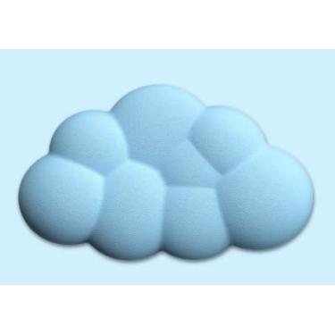 Imagem de Almofada ergonômica macia para descanso de pulso para suporte de teclado, uso na mesa