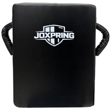 Imagem de JOXPRING Almofada de bloqueio para treinamento esportivo – 61 cm x 40 cm de espuma de alta resiliência para futebol, artes marciais, basquete, hóquei, manequim de equipamento, boxe e fitness – Couro