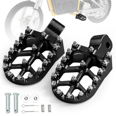 Imagem de IUVWISN Apoio Para Os Pés Bicicletas De Terra, Descanso Pés, Pedal Cnc Mx 650 500 Mx650 Mx500 Sx500 Elétrico Preto