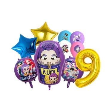 Imagem de Balões De Festa De Aniversário Para Meninas K-pop Demon Hunters 1-10 C