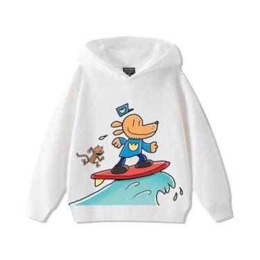 Imagem de Moletom Com Capuz Infantil DOGMAN, Roupas De Cachorro Detetive Com Est