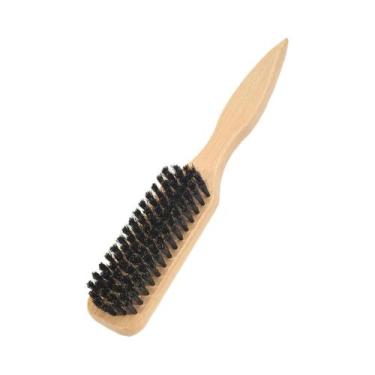 Imagem de Escova De Cabelo Unissex Com Cerdas De Javali Profissional Para Barbei
