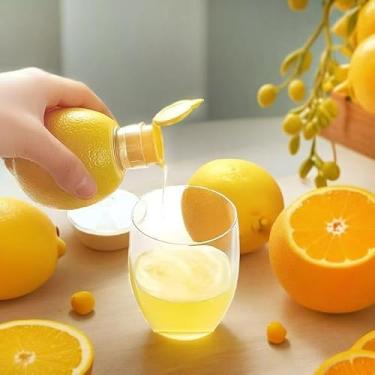 Imagem de Espremedor manual de frutas cítricas com tampa de filtro para laranja limão