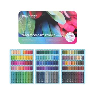 Imagem de Lápis De Cor Vibrantes À Base De Óleo Para Adultos, 180/240/300/520 Pe