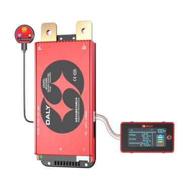 Imagem de DALY Tela BMS 12V 4S 150A – BMS inteligente com tela LCD de 3 polegadas, módulo Bluetooth WiFi, suporta RS485 CAN para 12V LiFePO4 para motor, bateria de motor de pesca portátil, estação de energia