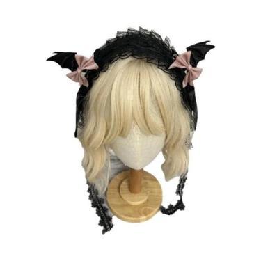 Imagem de Tiara De Morcego Para Crianças, Acessório De Cabelo Para Festas De Hal