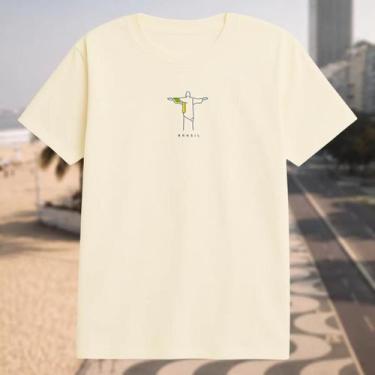 Imagem de Camisa Camiseta Unissex Cristo Redentor Rio de Janeiro Cristã Religios